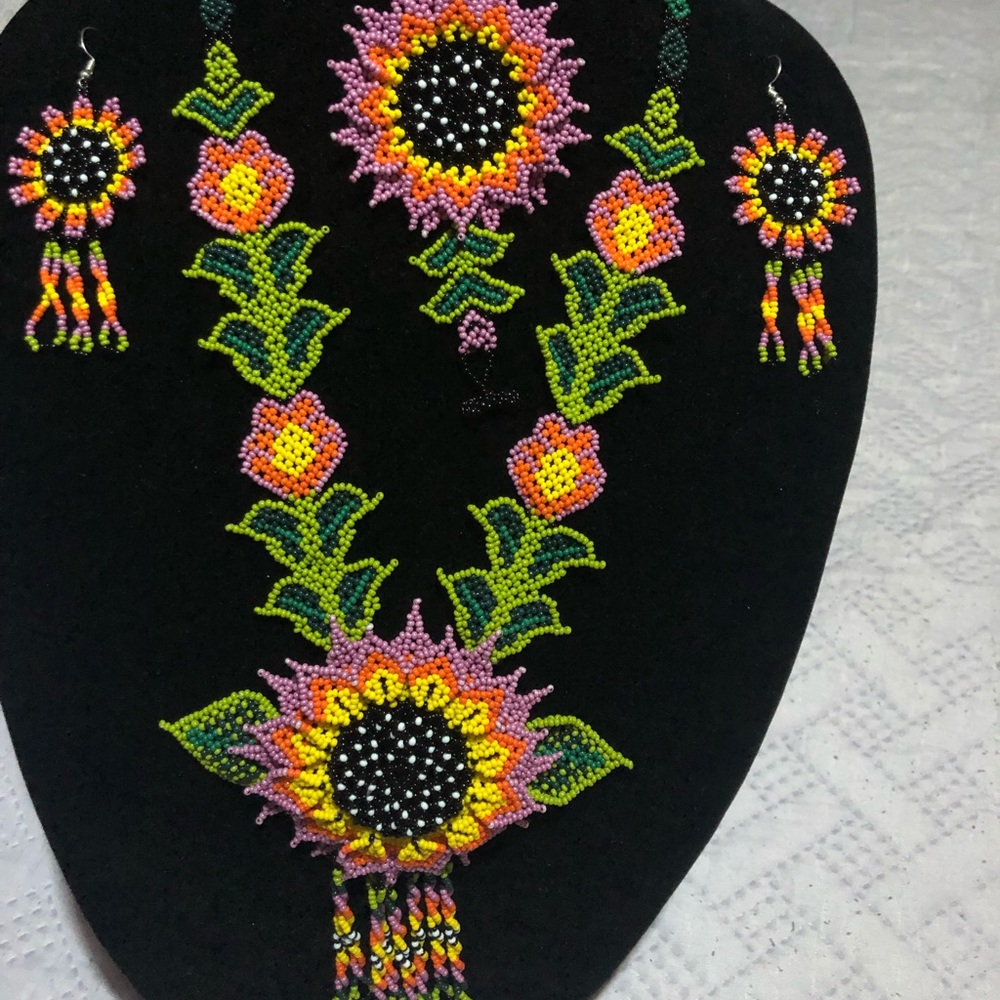 Beaded hand made Necklace